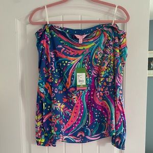 Lilly Pulitzer Off Shoulder Top
